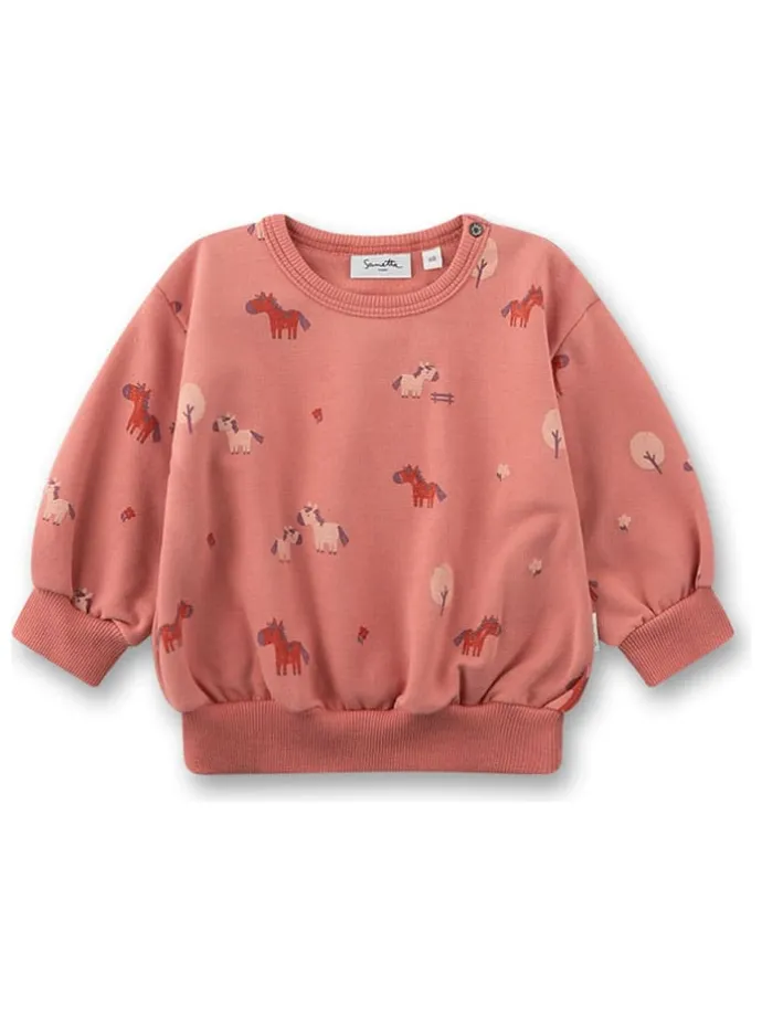 Sweatshirt in Orange