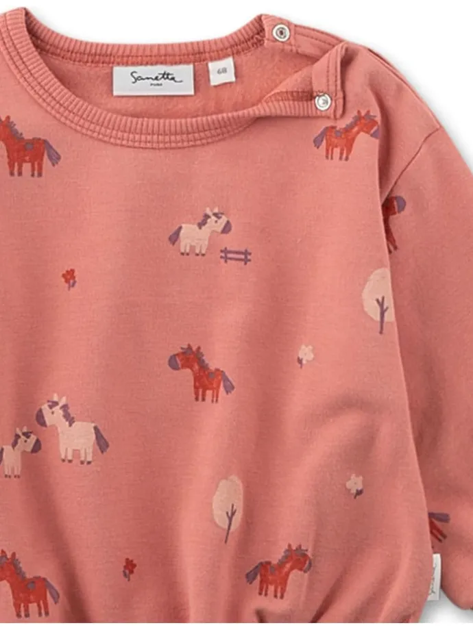 Sweatshirt in Orange