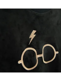 Sweatshirt in Schwarz