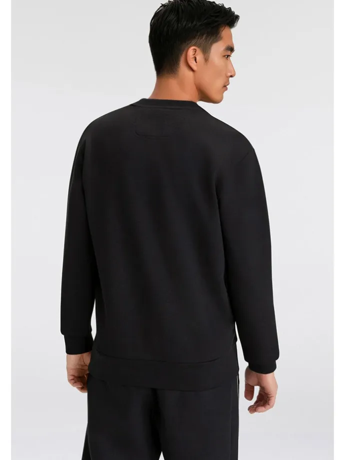 Sweatshirt in Schwarz