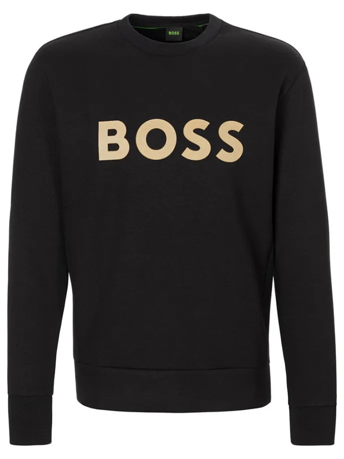 Sweatshirt in Schwarz