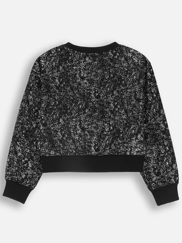 Sweatshirt in Schwarz