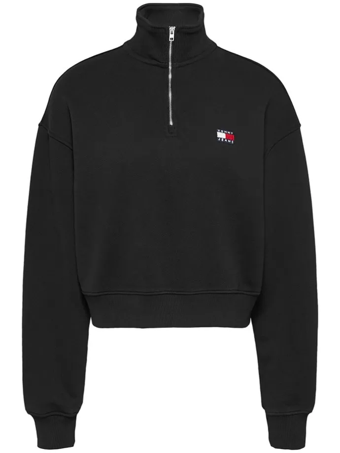 Sweatshirt in Schwarz