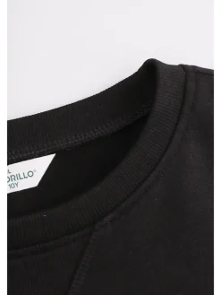 Sweatshirt in Schwarz