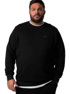 Sweatshirt in schwarz
