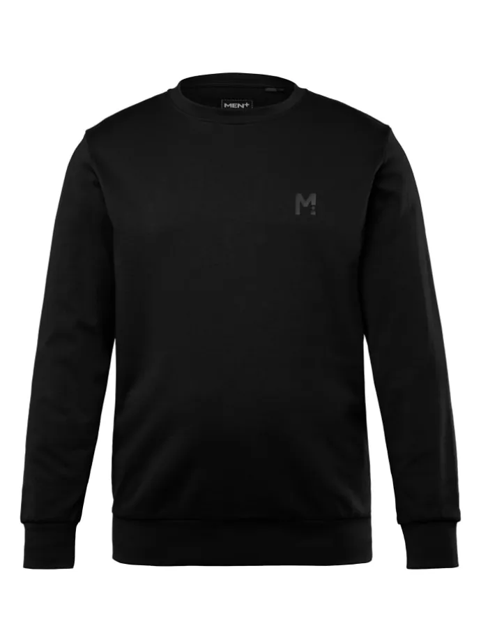Sweatshirt in schwarz