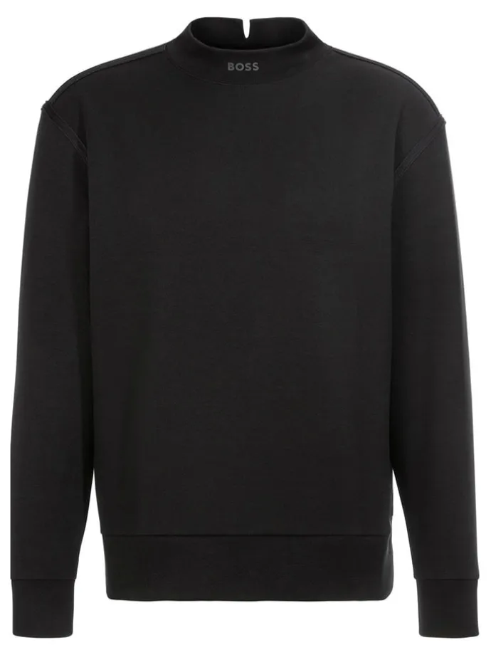 Sweatshirt in Schwarz