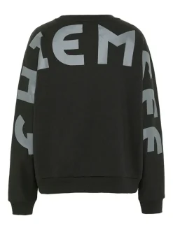 Sweatshirt in Schwarz