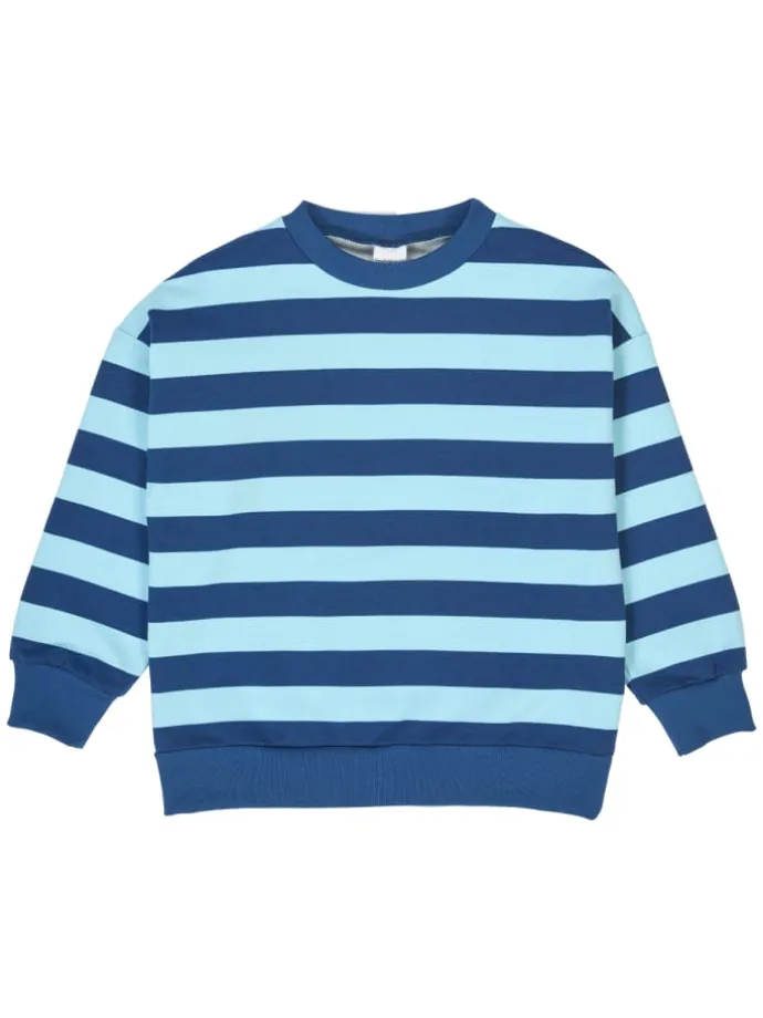 Sweatshirt in Sea angel/ Navy