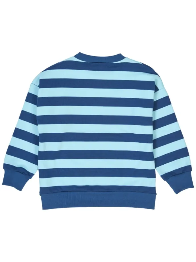 Sweatshirt in Sea angel/ Navy