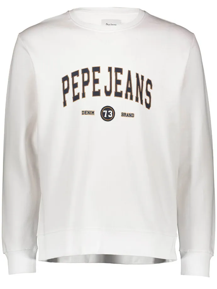 Sweatshirt in Weiß