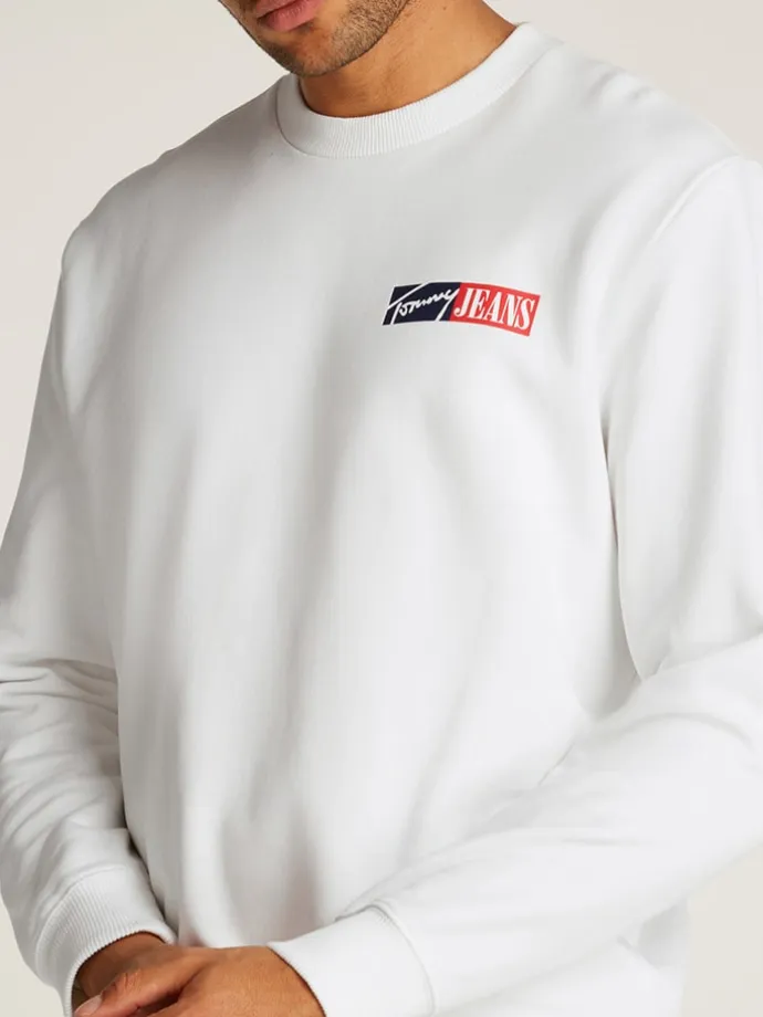 Sweatshirt in Weiß