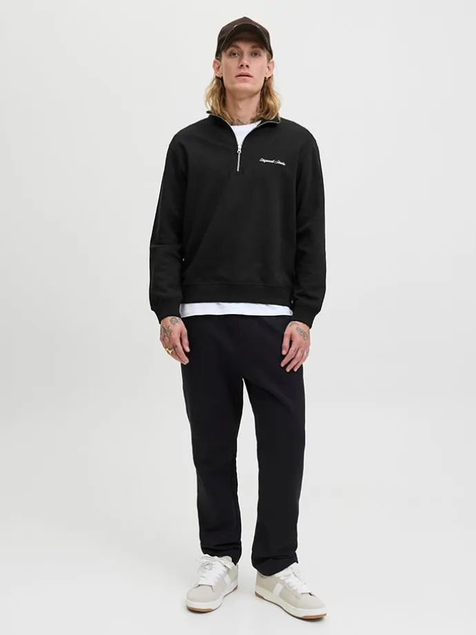 Sweatshirt "Jornorebro" in Schwarz