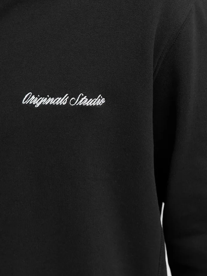 Sweatshirt "Jornorebro" in Schwarz