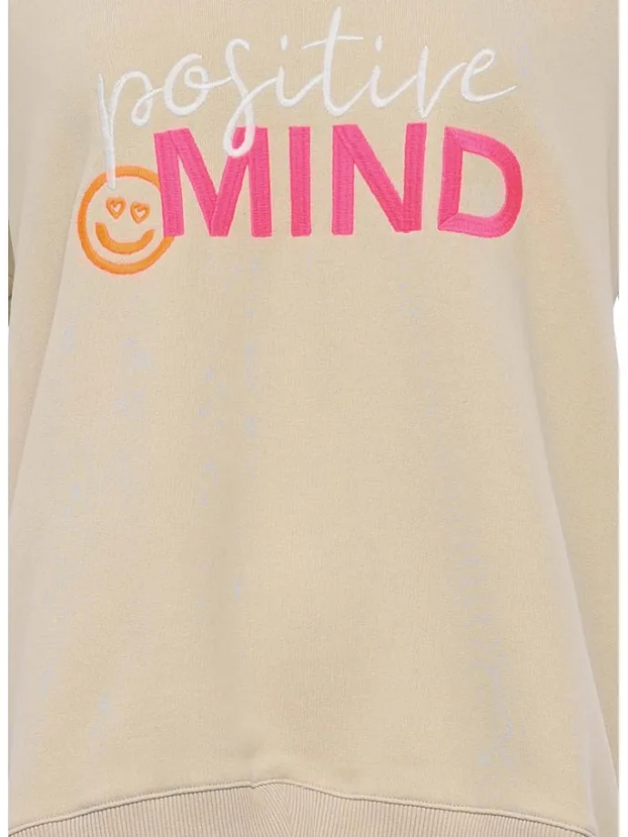 Sweatshirt "Mascha" in Beige