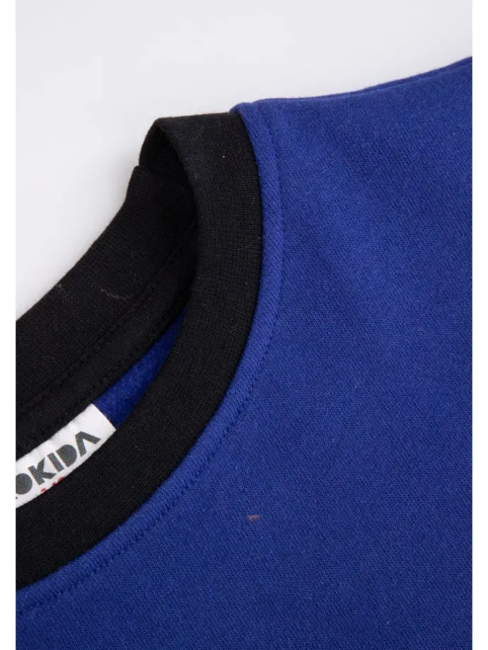 Sweatshirt ohne Kapuze in bunt