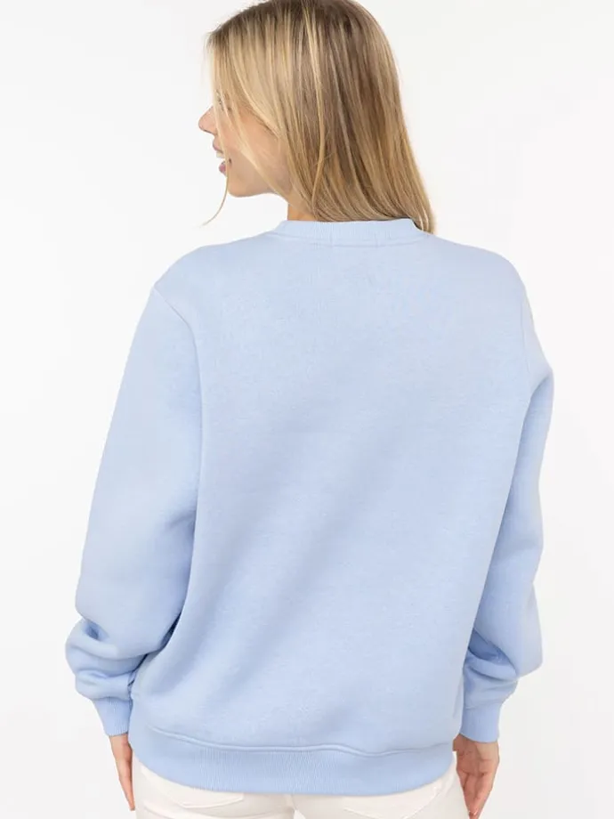 Sweatshirt "Romy" in Hellblau