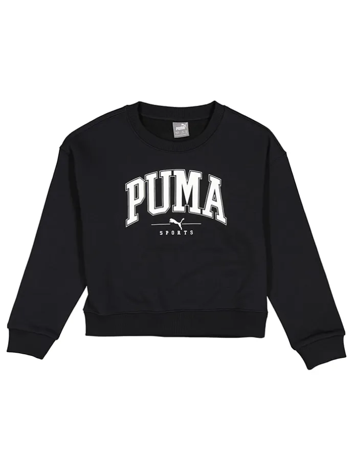 Sweatshirt "Squad" in Schwarz