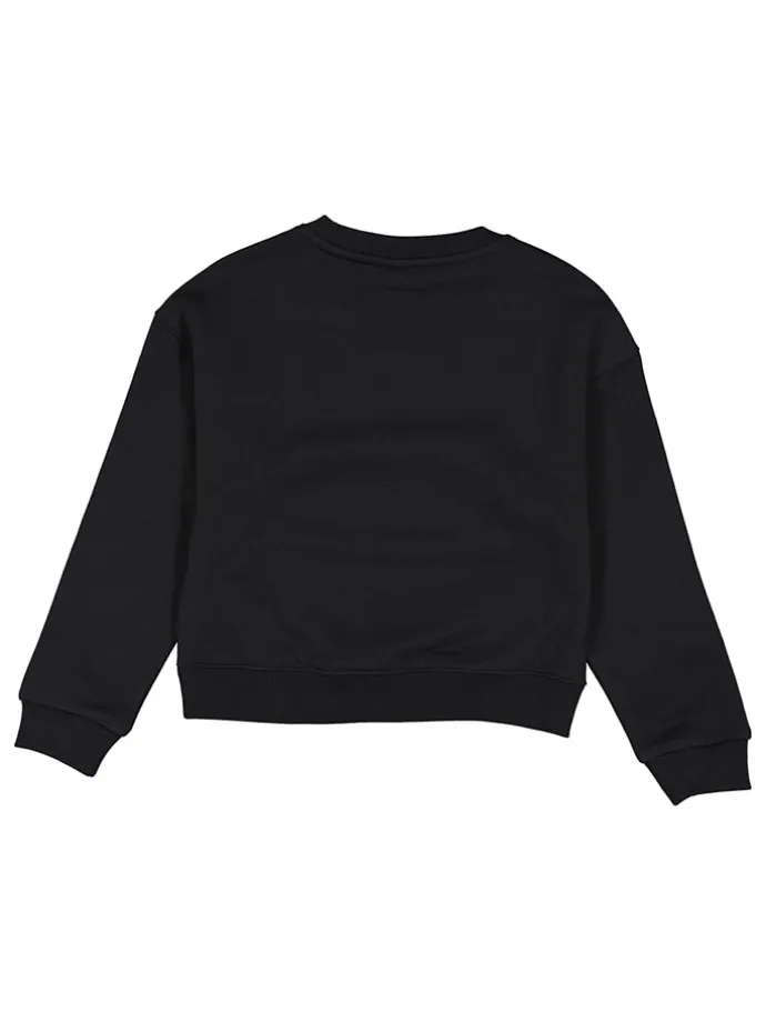 Sweatshirt "Squad" in Schwarz
