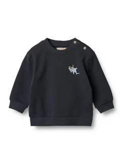 Sweatshirt "Søren" in Dunkelblau
