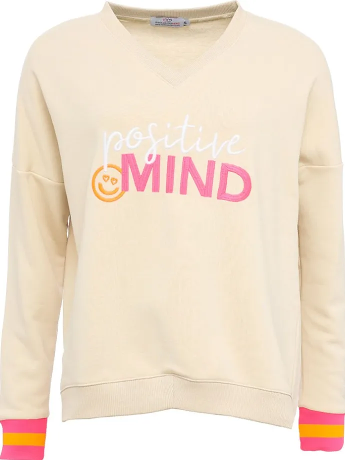 Sweatshirt "Talisa" in Beige
