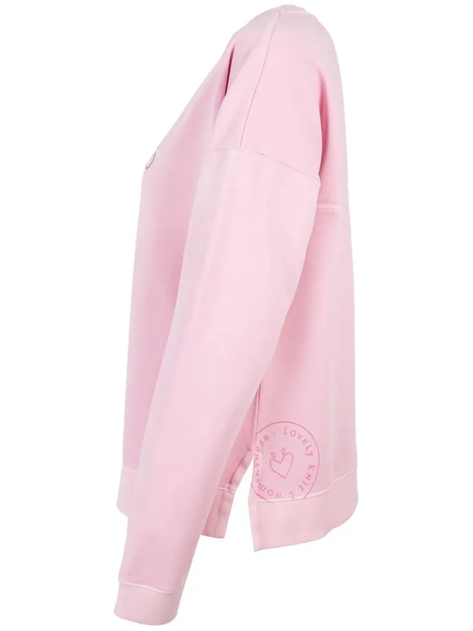 Sweatshirt "Ulia" in Rosa