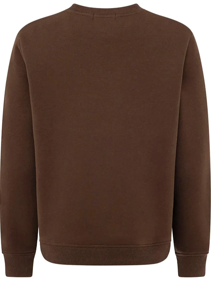 Sweatshirt "Wild Side" in Braun