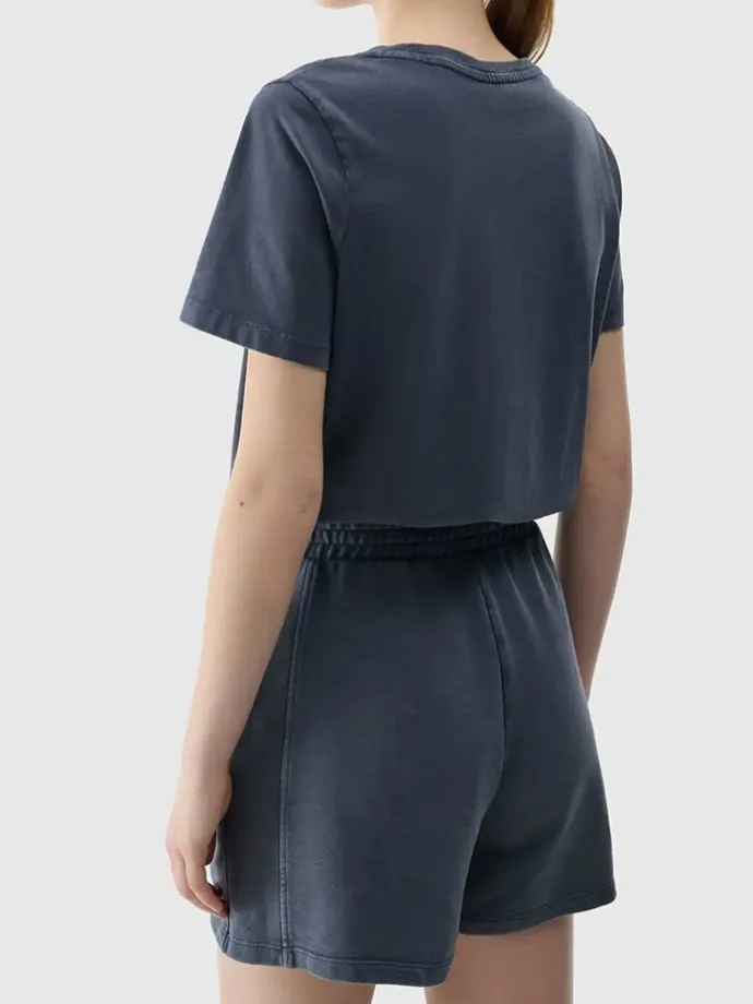 Sweatshorts in Dunkelblau