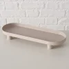Tablett "Manon" in Beige - (L)10 cm