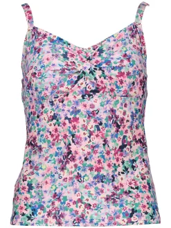 Tankini-Oberteil "Scatter" in Rosa/ Blau