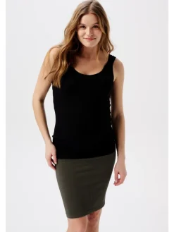 Tanktop Rib Sama in Black