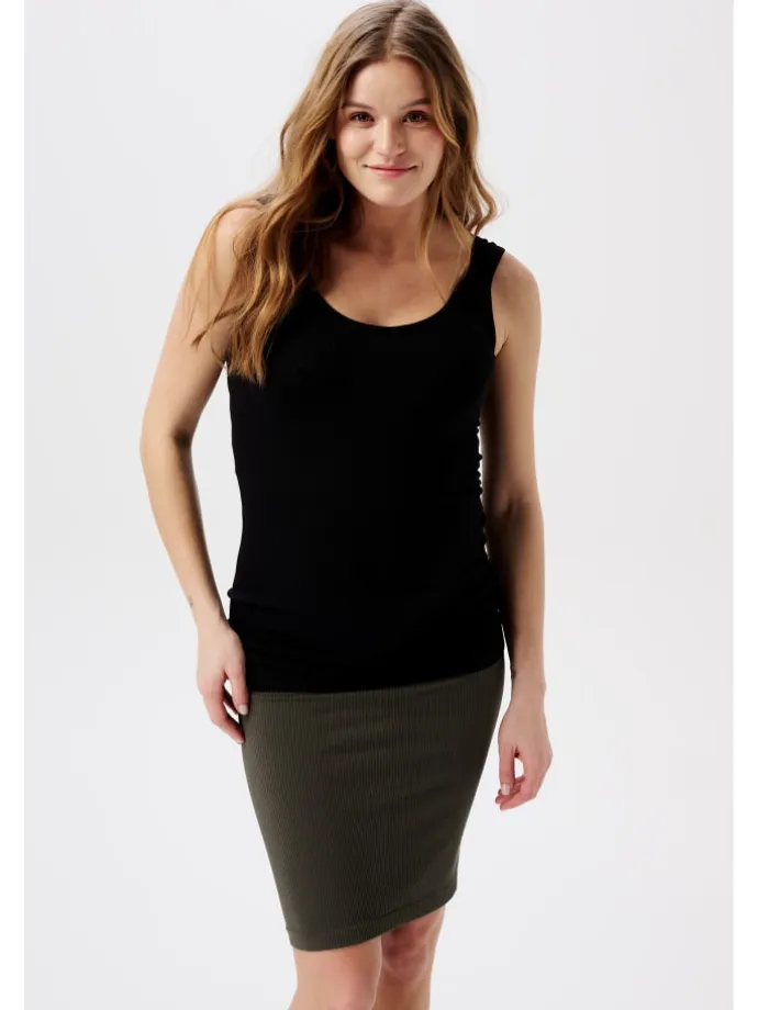Tanktop Rib Sama in Black