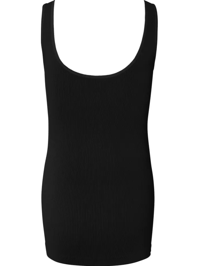 Tanktop Rib Sama in Black