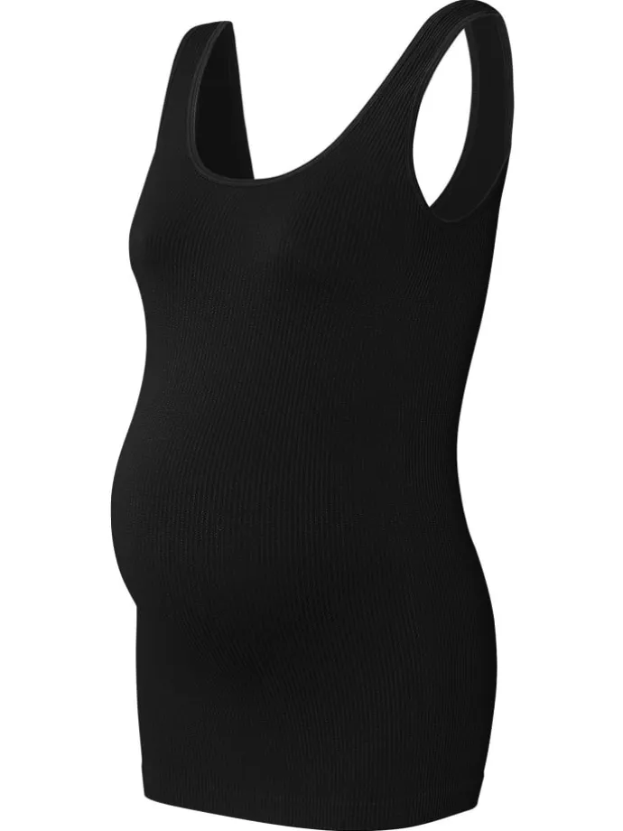 Tanktop Rib Sama in Black