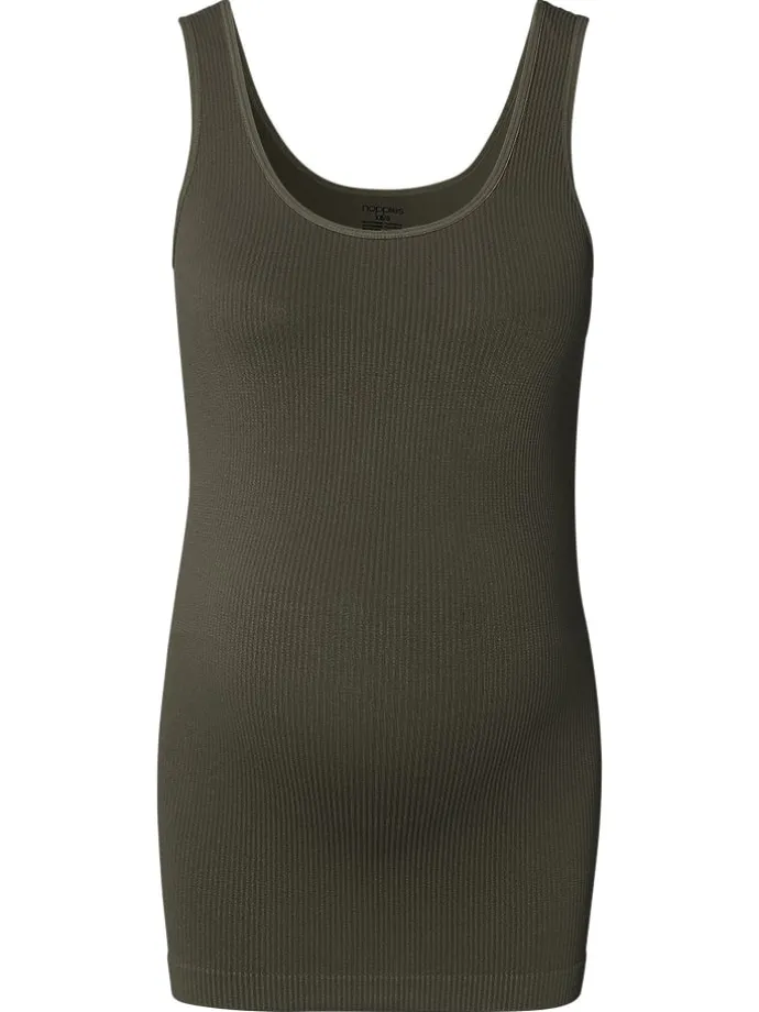 Tanktop Rib Sama in Olive