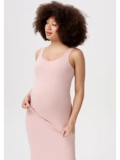 Tanktop Rib Sama in Pale Mauve
