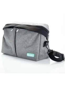 Tasche für Fahrradanhänger-Schiebegriff in Grau - (B)40 x (H)24 x (T)5 cm