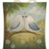 Tasche Turteltauben Liebe Design ohne Spruch in Weiß