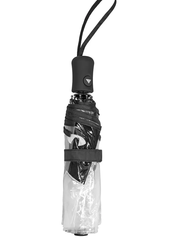 Taschenschirm "Cat" in Transparent/ Schwarz - Ø 98 cm