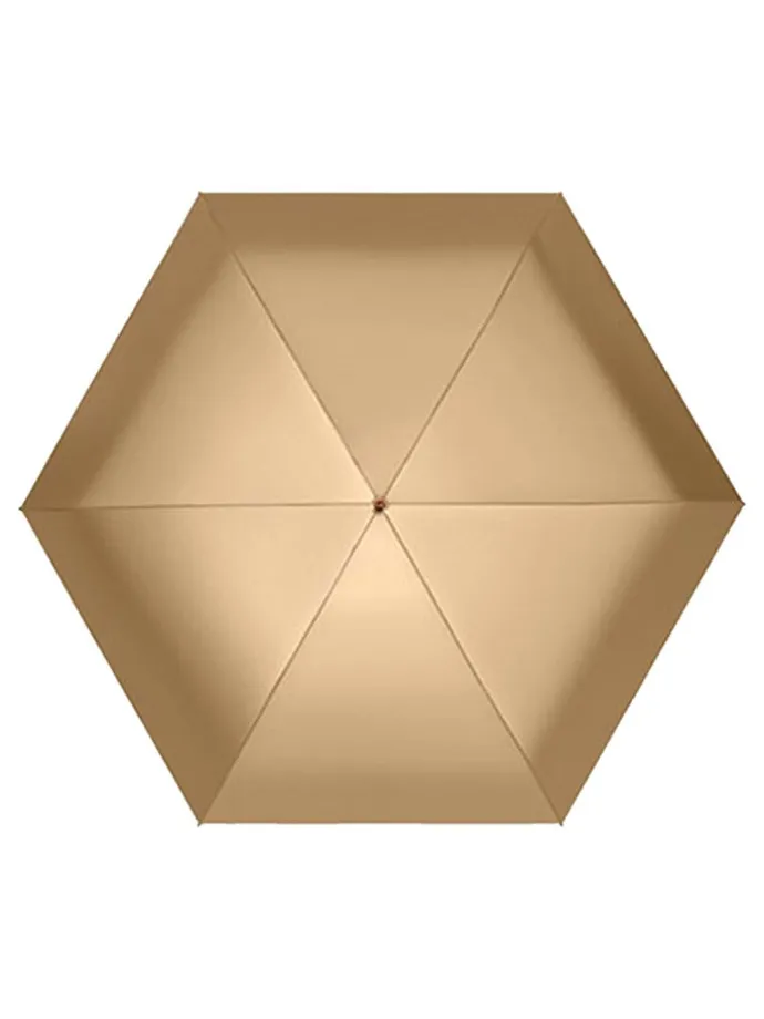 Taschenschirm in Gold - Ø 90 cm