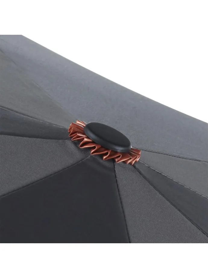 Taschenschirm in Grau/ Kupfer - Ø 100 cm
