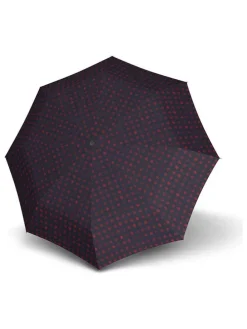 Taschenschirm in Schwarz/ Rot