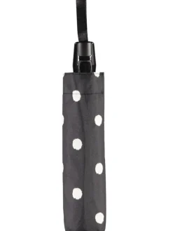Taschenschirm "Knirps Fiber T21 Duomatic" in Schwarz/ Weiß