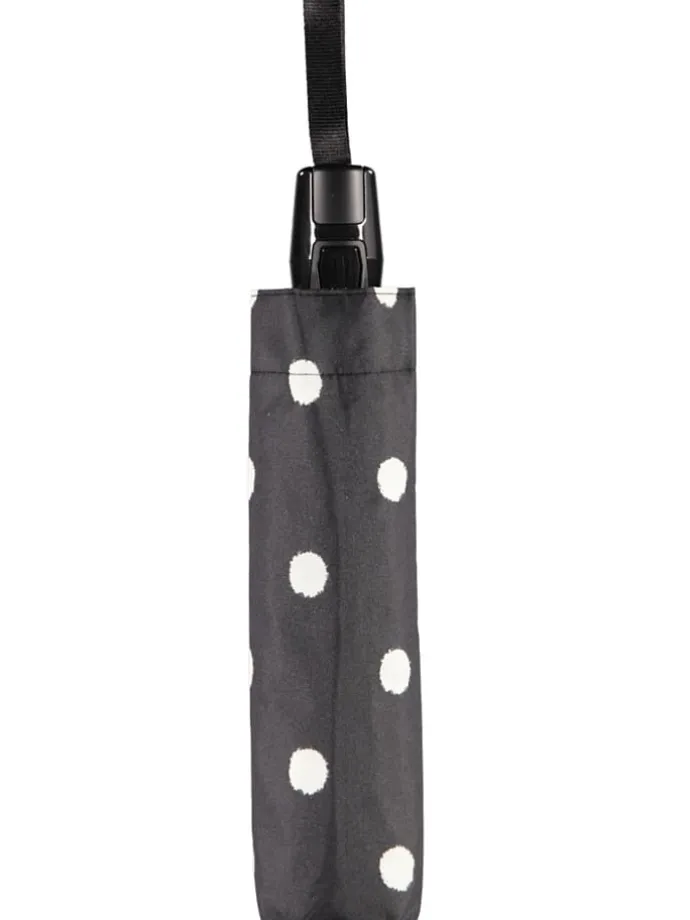 Taschenschirm "Knirps Fiber T21 Duomatic" in Schwarz/ Weiß