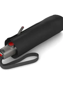 Taschenschirm "Knirps T.100 Small Duomatic" in Schwarz