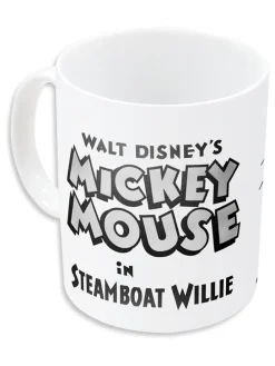 Tasse "Mickey Mouse Start up" in Weiß/ Schwarz - 325 ml