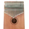17-Tasten Kalimba Daumenpiano in Dunkelbraun