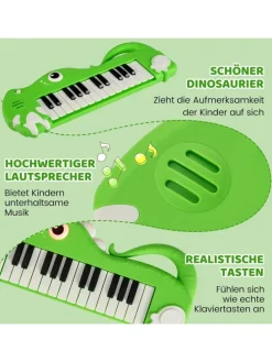 25-Tasten Kinder Keyboard 0-3 Jahre in Grün