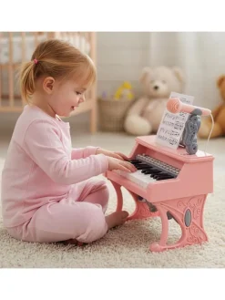 25-Tasten Kinder Keyboard ab 3 Jahren in Rosa