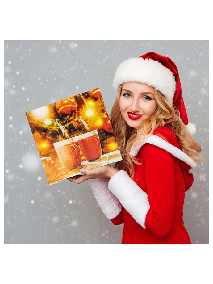 Tee-Adventskalender "Premium Pärchen" mit Spruchkarten - 2x 89 g